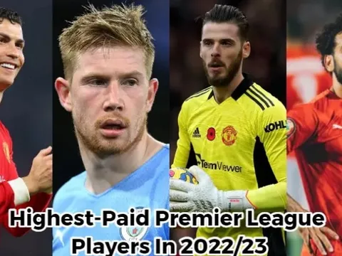 Top 10 cầu thủ nhận lương 'khủng' nhất Ngoại hạng Anh 2022/23