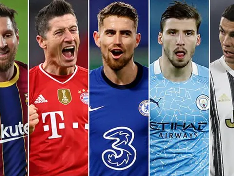 Top 10 ngôi sao đỉnh nhất châu Âu năm 2021: Messi số 1, Ronaldo tụt dốc