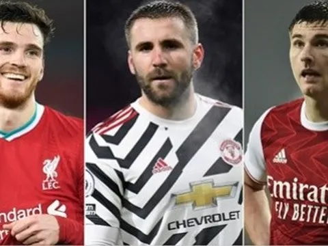 Top 10 hậu vệ trái xuất sắc nhất EPL: "Chóng mặt" với Luke Shaw, bất ngờ "số 1"