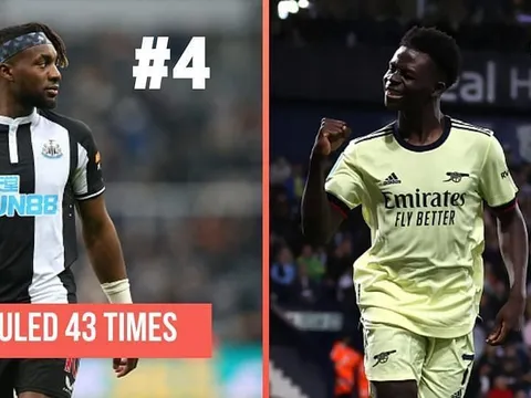 Top 5 cầu thủ bị phạm lỗi nhiều nhất EPL năm 2021: Tài năng Arsenal, bất ngờ người thứ 3