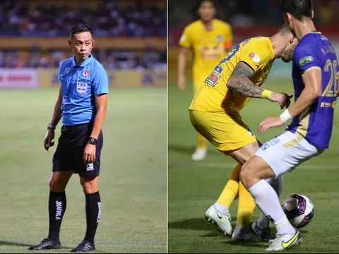 Trận Hà Nội vs HAGL: Trọng tài đã mắc sai sót?