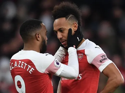 Trang chủ Arsenal ra thông báo về Aubameyang và Lacazette