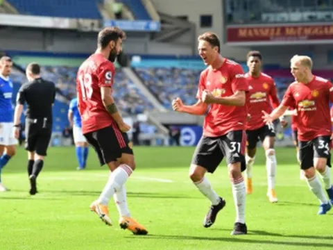 TRỰC TIẾP Brighton 2-3 Man United: Trận đấu kết thúc!