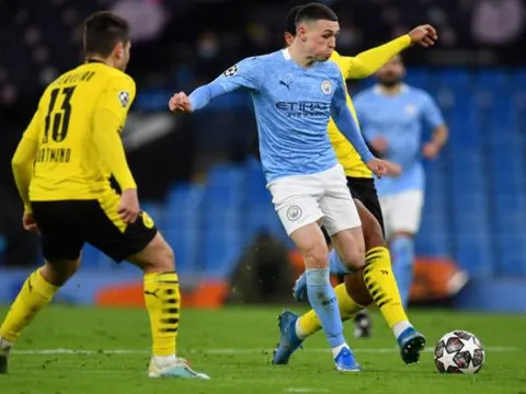 TRỰC TIẾP Man City 2-1 Dortmund (KT): Chủ nhà tạm nắm lợi thế