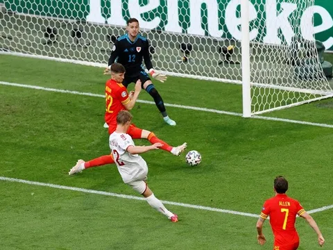 TRỰC TIẾP Wales 0-4 Đan Mạch (KT): Dấu chấm hết cho Wales