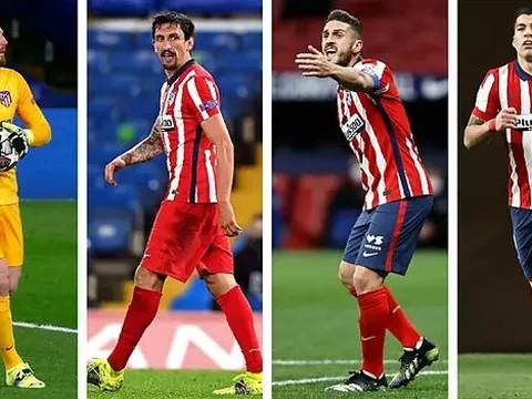 'Trục xương sống' đáng mơ ước của Atletico Madrid