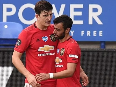 Trước trận Tottenham, Man Utd nhận hung tin từ Bruno Fernandes và Maguire