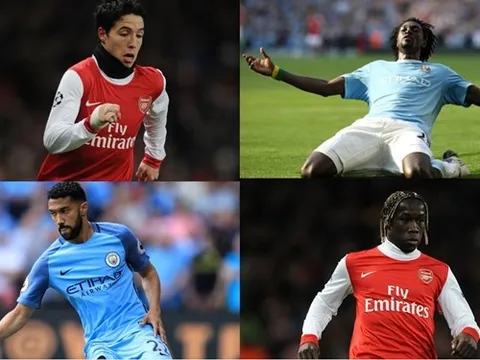Từ Adebayor đến Nasri: 10 cầu thủ khoác áo Arsenal và Man City