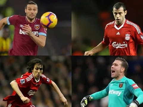 Từ Benayoun đến Mascherano: 10 cầu thủ từng khoác áo Liverpool và West Ham