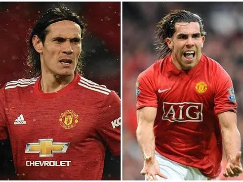 Từ Cavani đến Tevez: Các sao Nam Mỹ ghi nhiều bàn nhất Man Utd