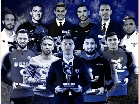 Từ Ronaldo đến Bonucci: Đội hình 11 cầu thủ xuất sắc nhất năm 2020 tại Italia