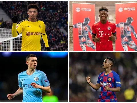 Từ Sancho đến Fati: 10 ứng cử viên nặng ký nhất cho Golden Boy 2020