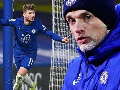 Tuchel giải thích lý do 'lớn tiếng' với Timo Werner ở trận Everton