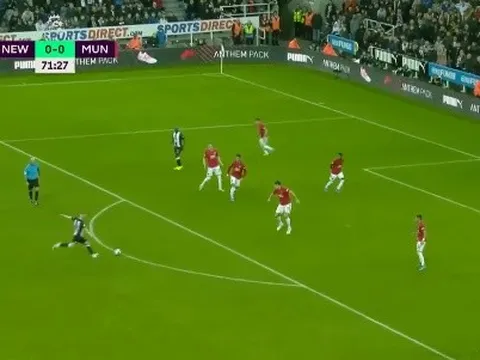 Tuyến 2 của Man Utd ở đâu trong bàn thua trước Newcastle?