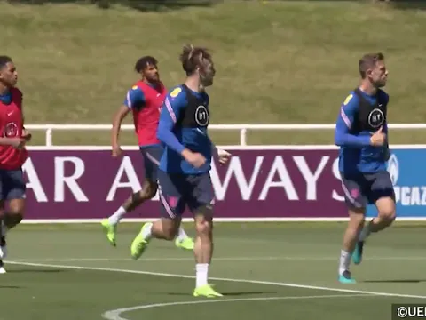 Tuyển Anh cháy hết mình trên sân tập trước thềm đối đầu Croatia