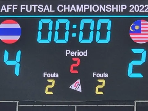 Tuyển futsal Thái Lan chạm trán Việt Nam ở bán kết