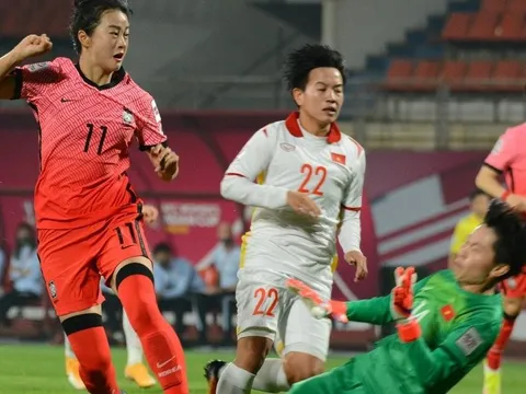 Tuyển nữ Việt Nam thua 0-3 trước Hàn Quốc ở Asian Cup 2022