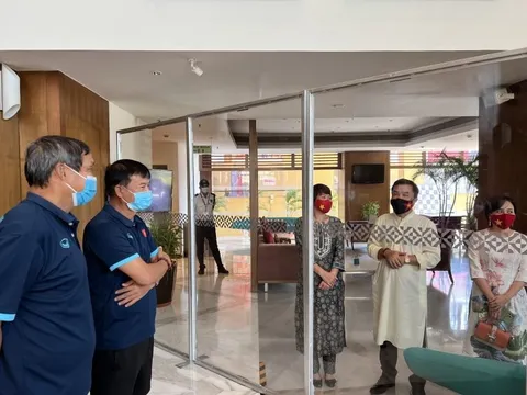 Tuyển nữ Việt Nam tổ chức đón Tết tại Ấn Độ