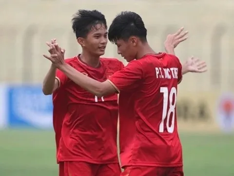 U16 Việt Nam thắng 5-0 trước Philippines