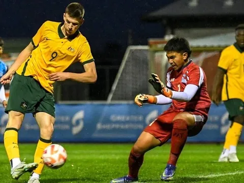 U17 Australia thắng 23-0 tại vòng loại châu Á