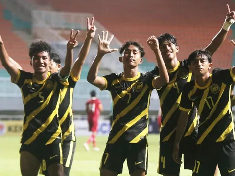 U17 Indonesia bị loại sau trận thua Malaysia 1-5