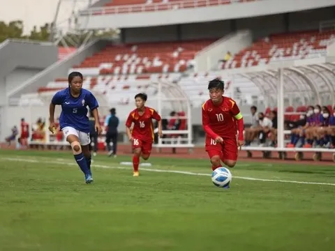 U18 nữ Việt Nam ghi 5 bàn trong 36 phút
