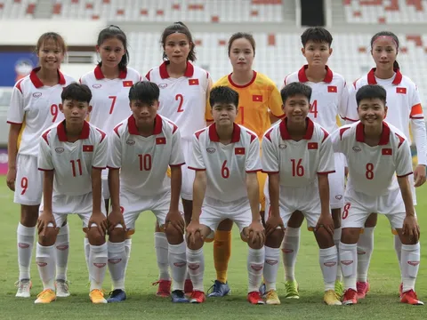 U18 nữ Việt Nam thắng 9-0 ở giải Đông Nam Á 2022