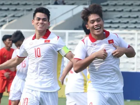 U19 Việt Nam giữ ngôi đầu sau trận thắng Myanmar