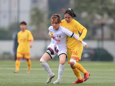 Giải bóng đá nữ U19 quốc gia: Đương kim Á quân bị chia điểm