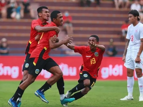 U23 Timor-Leste nhận thất bại ở phút 90+5