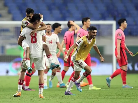 UAE giành suất đá play-off World Cup sau trận thắng Hàn Quốc