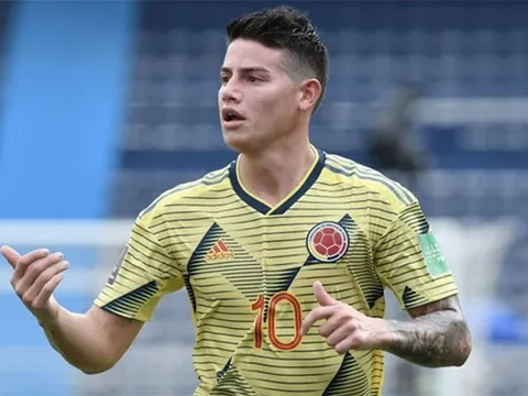 CHÍNH THỨC: James Rodriguez bị loại khỏi Copa America