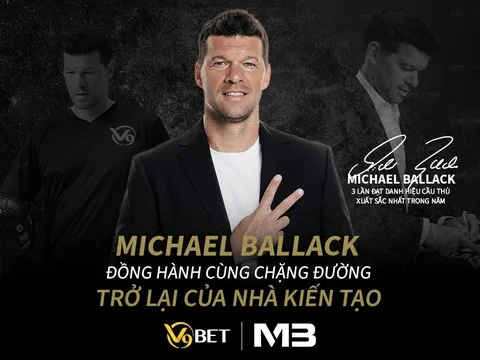 Michael Ballack là Đại Sứ Thương Hiệu mới của V9