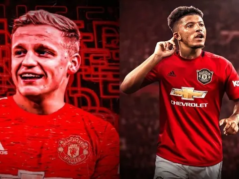 Van de Beek - Lời khẳng định của Man United dành cho Jadon Sancho