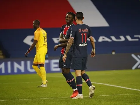 Vắng Neymar và Mbappe, PSG thắng nhàn Rennais nhờ 'kép phụ'