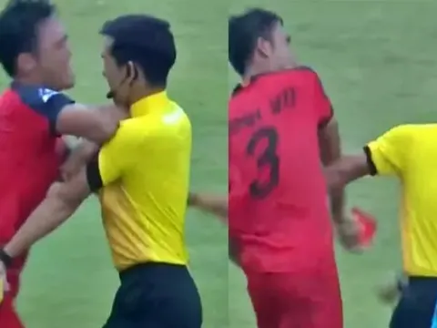 VFF ấn định án phạt với cầu thủ đấm trọng tài