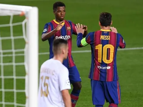 “Viên ngọc” La Masia lập kỷ lục, gửi lời tri ân đến Messi