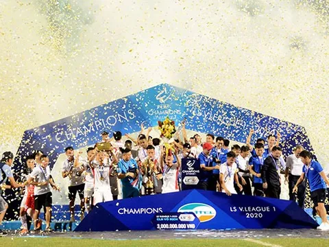 Viettel đăng quang V-League 2020, đánh dấu sự trở lại của một tượng đài