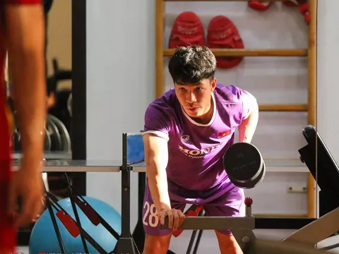 U23 Việt Nam tập GYM chờ đấu Saudi Arabia ở tứ kết