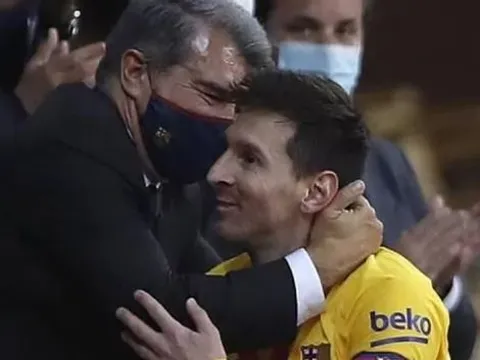 Vô địch Cope del Rey, chủ tịch Barcelona nói ngay về tương lai của Messi