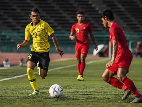 Vừa thách thức U22 Việt Nam, U22 Malaysia đã "nhận trái đắng"