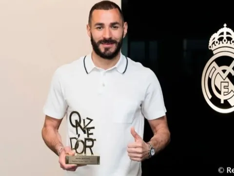 Vượt mặt Messi và Lewandowski, Benzema được vinh danh xứng đáng