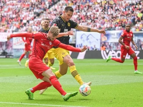 Werner im tiếng, Leipzig vẫn thắng đậm Dortmund