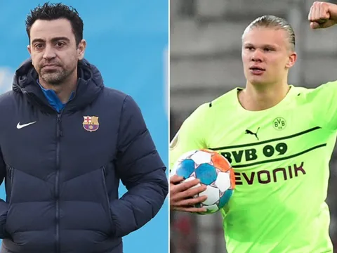 Xavi đến tận nơi thuyết phục Haaland về Barca