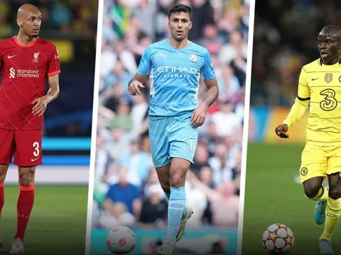 Xếp hạng 10 tiền vệ phòng ngự xuất sắc nhất Premier League