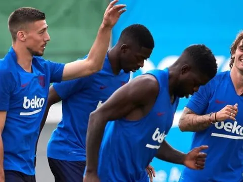 XONG: Lenglet tiết lộ, đã rõ chuyện tương lai của Antoine Griezmann!