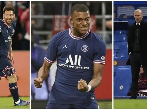 Con trai ủng hộ Zidane đến PSG làm thầy Messi, Mbappe