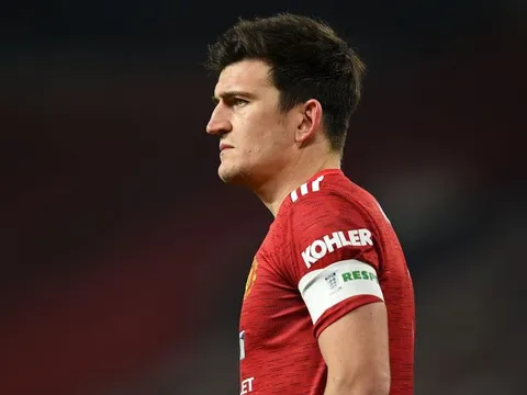 Harry Maguire nguy cơ bị treo giò khi M.U đối đầu Liverpool