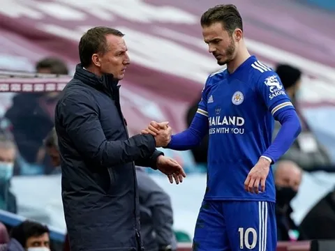 Được Maddison tiếp lửa, Leicester vẫn gục ngã ở Europa League