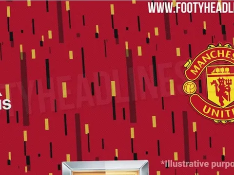 CHOÁNG! Rò rỉ áo đấu vô cùng 'nghệ sỹ' của Man Utd